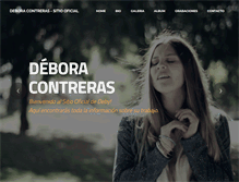 Tablet Screenshot of deboracontreras.com